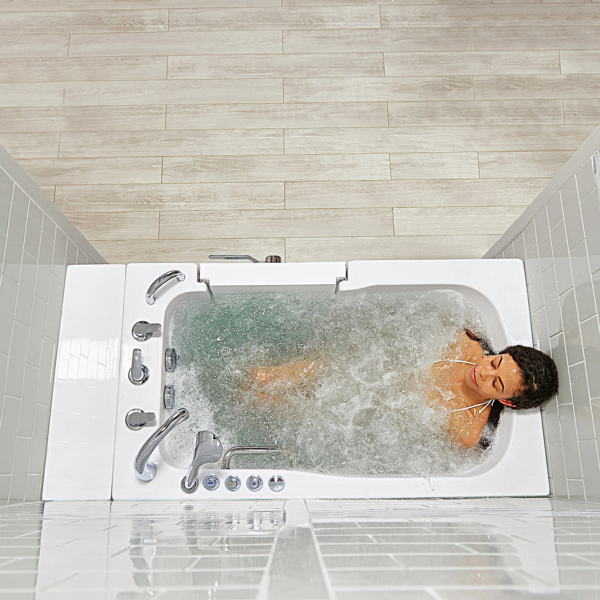 Ella s Bubbles Monaco 32x52 Acrylic Walk In Bathtub with 5 Piece Fast Fill Faucet 15 5000x